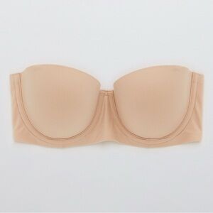 Aerie Real Sunnie Strapless Nude Bra